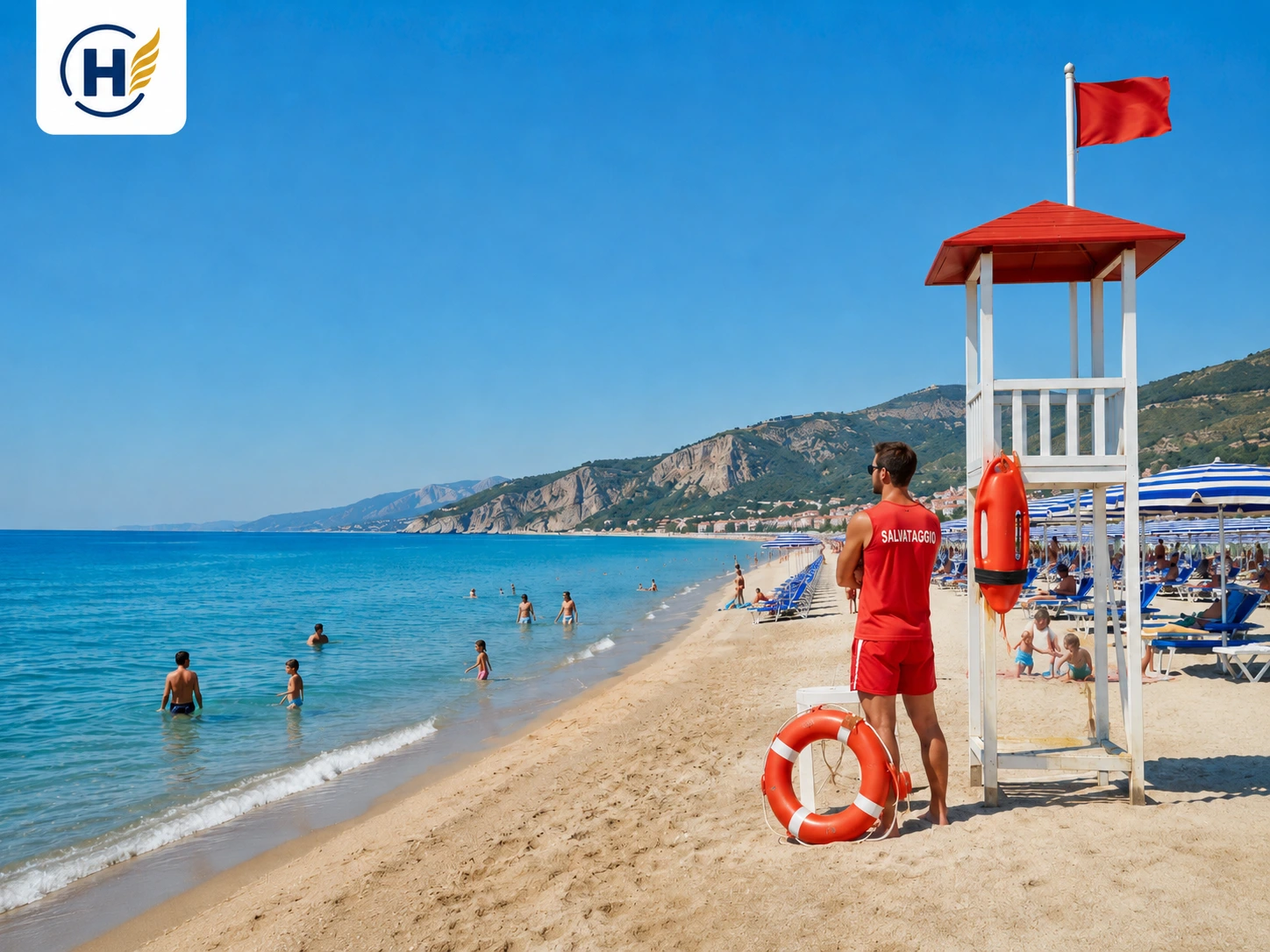 spiaggia bagnino